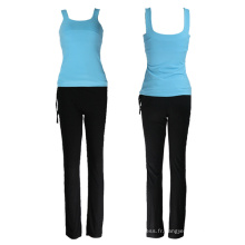 Femmes Nylon Spandex Gym Wear Vêtements de yoga